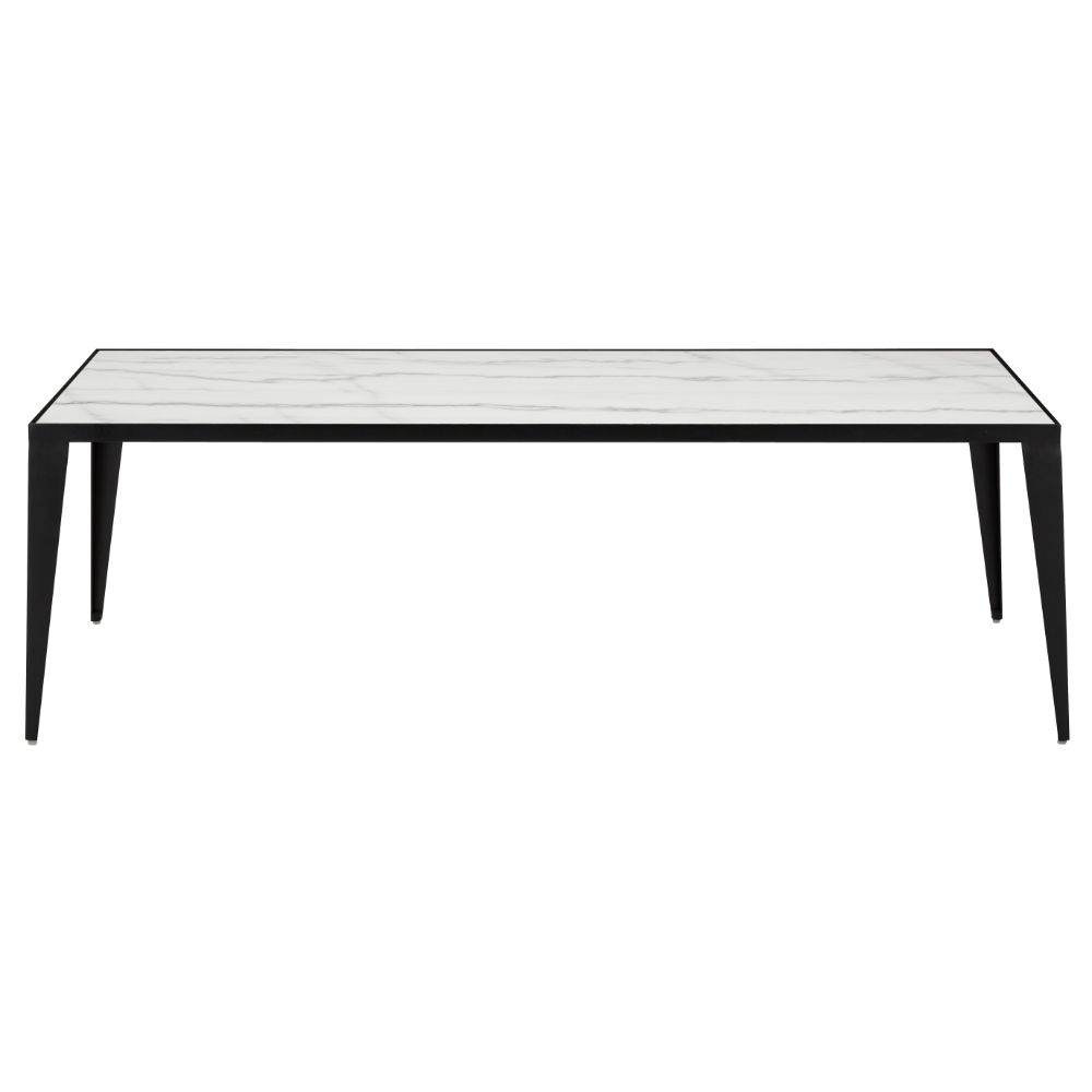 Nuevo HGNA136 Mink Coffee Table in White/Black